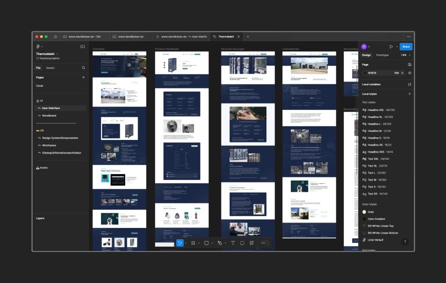 Webseite erstellen lassen Industrie