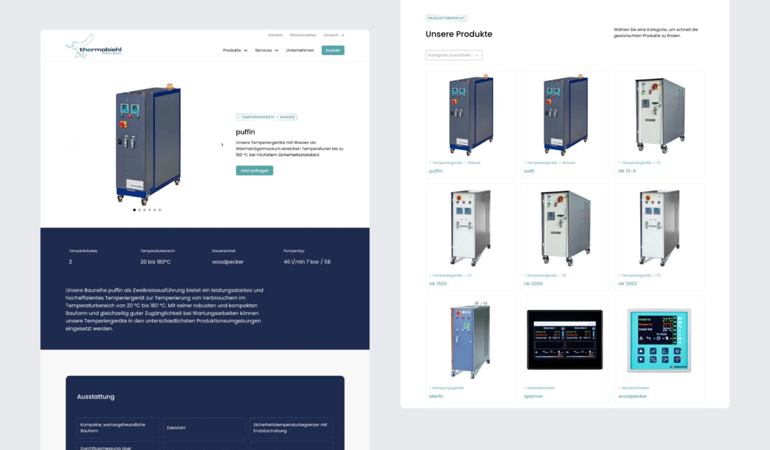 Webdesign-Referenz Thermobiehl – David Keiser