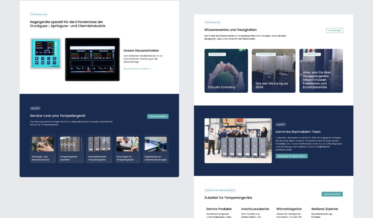 Webdesign-Referenz Thermobiehl – David Keiser