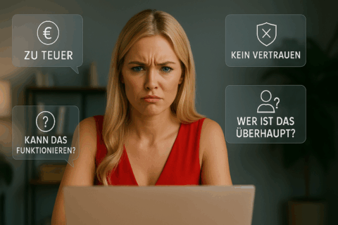 Ihre Website löst Kunden-Einwände, bevor sie entstehen. Webdesign - David - Keiser - Website - erstellen - lassen