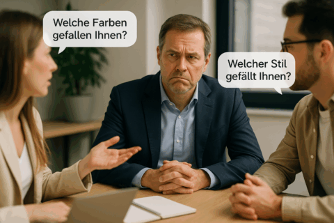 Die richtige Agentur beginnt mit Fragen zu Ihrer Zielgruppe – nicht mit Ihren Lieblingsfarben. Webdesign - David - Keiser - Website - erstellen - lassen