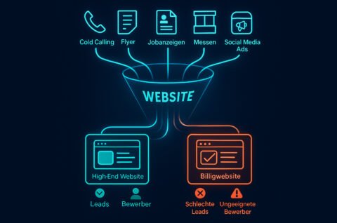 Sie investieren Tausende in Ads, Vertrieb und Recruiting – und Ihre Website macht all das für Ihr Unternehmen wieder zunichte. Webdesign - David - Keiser - Website - erstellen - lassen