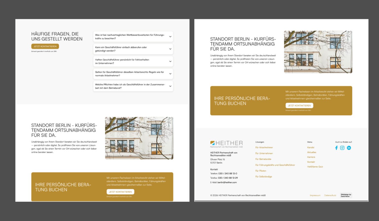 Webdesign-Referenz Heither – David Keiser