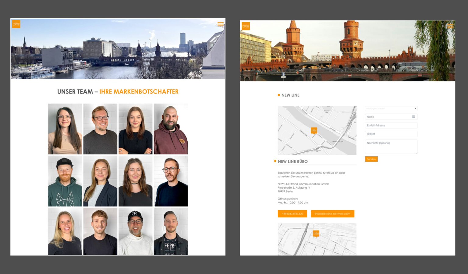 Website Newline Event Webdesign David Keiser