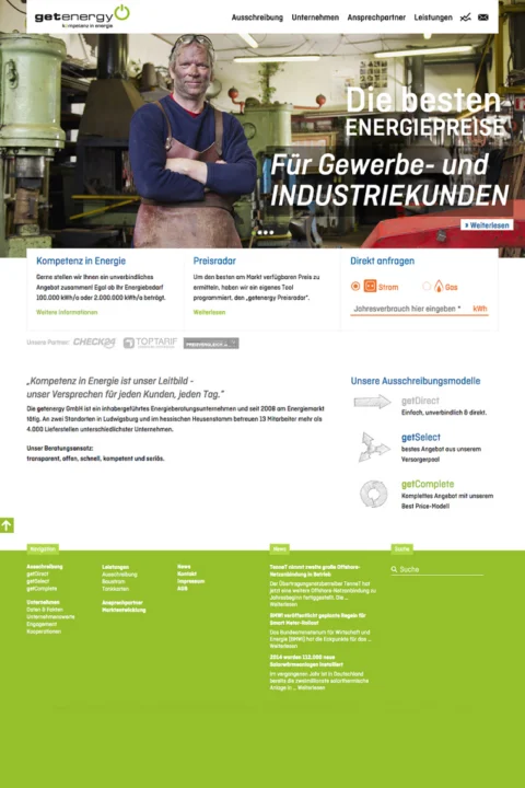 Website-Referenz Get-Energy