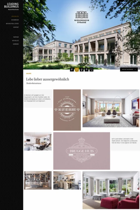Website-Referenz Leading Buildings