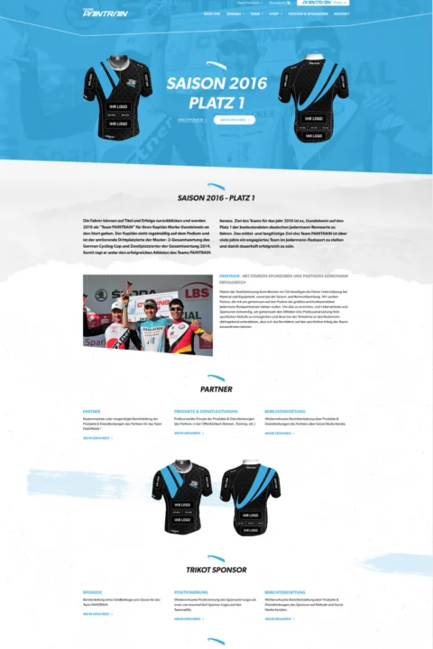 Website-Referenz Paintrain