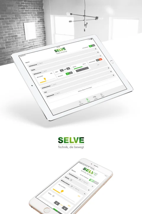 Website-Referenz Selve Smart Home App