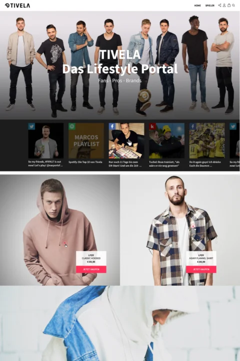 Website-Referenz Tivela